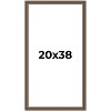 PosterPalooza | Sculpted Silver Picture Frame - UV Acrylic, Foam Board Backing, Hanging Hardware - 2 of 4