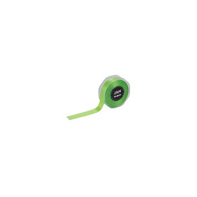 JAM Paper Double Faced Satin Ribbon Lime Green (807SALIGR25)