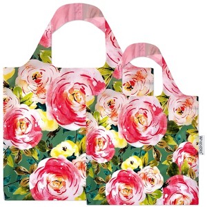 Wrapables Large & Small Allybag Foldable & Lightweight Reusable Grocery Bags (Set of 2) - 1 of 4