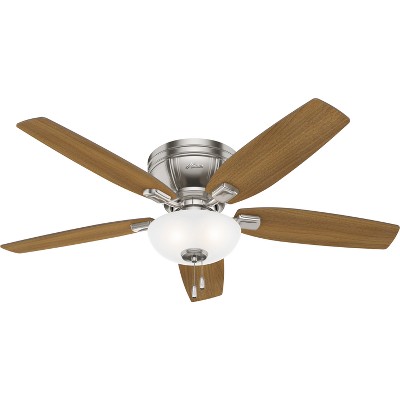 52" LED Kenbridge Low Profile Ceiling Fan (Includes Light Bulb) - Hunter