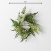 Sullivans Artificial Fern Twig Nest Mini Wreath 16"H Green - 3 of 3
