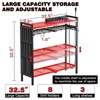 Hausource Standing Heavy Duty Power Tool Organizer with Charging Station 8 Drill Holder Adjustable - 4 of 4