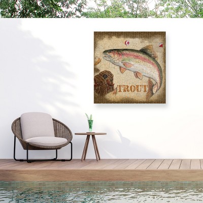 "Trout Beige" Outdoor Canvas