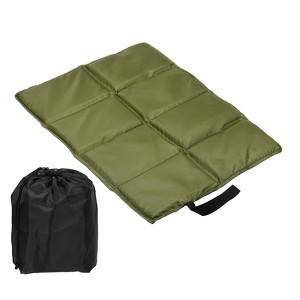 Unique Bargains Camping Ultralight Waterproof Foldable Portable Foam Sleeping Pad 15.7"x11.6"x0.4" - 1 of 4