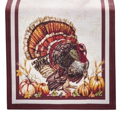 Autumn Heritage Turkey Polyester Table Runner - 13x70 - Multicolor