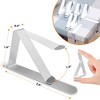 Cheer Collection Set of 12 Stainless Steel Tablecloth Clips - 3 of 4
