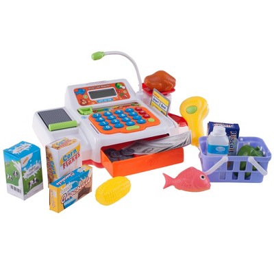 Toy Time Pretend Cash Register and Supermarket Playset
