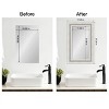 Amanti Art Mirror Makeover Bathroom Mirror Frame Border Kit - Fully Assembled Peel and Stick Frame - Mirror NOT Included - Parlor Trim - 4 of 4