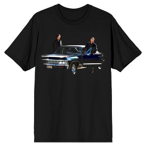 Supernatural Sam and Dean Joy Ride Men's Black T-shirt - 1 of 1