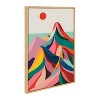Kate & Laurel All Things Decor: Sylvie MCM Art Set, Rachel Lee, Floating Frame, Home Decor - 2 of 4