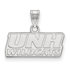 Black Bow Jewelry Sterling Silver New Hampshire Wildcats NCAA Small Pendant - 1 of 3