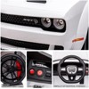 Jojoka Power Wheels with Remote Control, Licensed Dodge Challenger Electric Car for Kids, 12v Battery-Powered Ride-on - 4 of 4