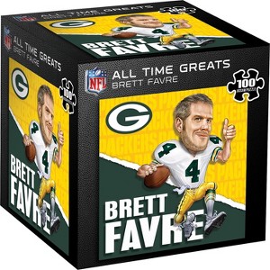 MasterPieces 100 Piece Puzzle - Green Bay Packers All-Time Greats - Brett Favre - 1 of 4