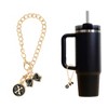 Unique Bargains Round Bow Water Cup Pendant 1 Pc - 3 of 4