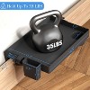 MaseiKar Bedside Shelf for Bed, Foldable Bunk Bed Shelf Organizer for Room Essentials Clip On Nightstand Bed Side Shelf Tray - 2 of 4