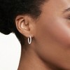 Ross-Simons Sterling Silver Jewelry Set: 3 Pairs Of Textured and Polished Hoop Earrings - 2 of 4