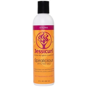 Jessicurl Styling Spiralicious Styling Gel - No Fragrance - Hair Gel for Curly Hair and Frizz Control, for all hair types -  (8oz) - 1 of 3