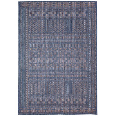 Liora Manne Avena  Indoor/Outdoor Rug  Denim..