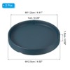 Unique Bargains Indoor Ceramic Round Plant Pot Saucers Tray 2 Pcs - 2 of 4