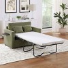 47.2" Twin Size Corduroy Sleeper Sofa with Foldable Mattress, Multi-Function Pull Out Sofa Bed for Guest Room or Small Apartment–The Pop Home - 3 of 4