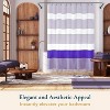 LunaLulinlk Tassel Shower Curtain Set with Hooks - 2 of 4