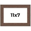 PosterPalooza | 11x7 Wide Barnwood Picture Frame, UV Acrylic, 6 Finishes - Grey, Brown, White, and Black - 2 of 4