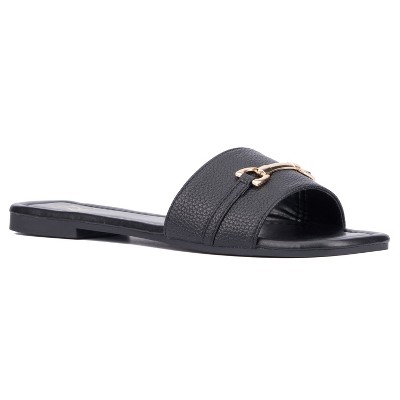 New York & Company Women's Naia Flat Sandal