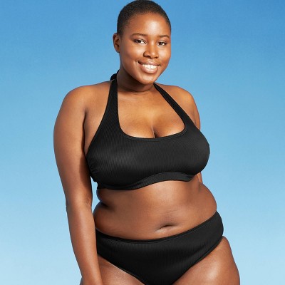 plus size halter top swimsuit