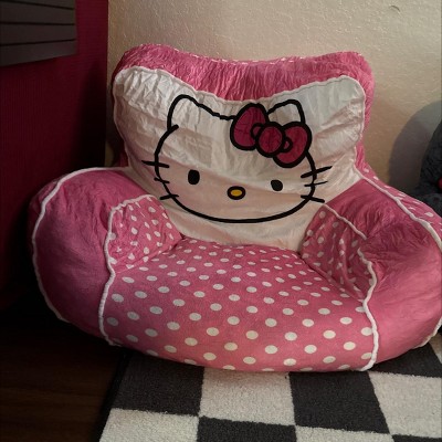 Hello Kitty Kids' Compressed Foam Plush Chair Pink : Target