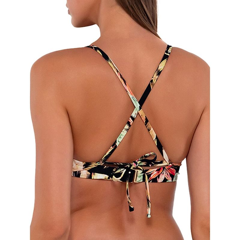 Sunsets Women's Printed Brooke U-Wire Bikini Top - 643P, 2 of 3