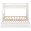 NicBex Twin over Twin Pull-out Bunk Bed with Guardrail,Loft Bed with Ladder and Trundle,Modern Bunk Beds,Noise Reduced Bunk Beds for Bedroom - 4 of 4