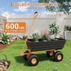 Garden Cart, Graden Dump Cart, Yard Utility Wagon with 180° Adjustable Handle, All Terrain Tires & Quick Release System - 4 of 4