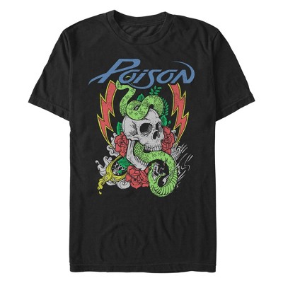 Men's Poison Skull and Snake T-Shirt
