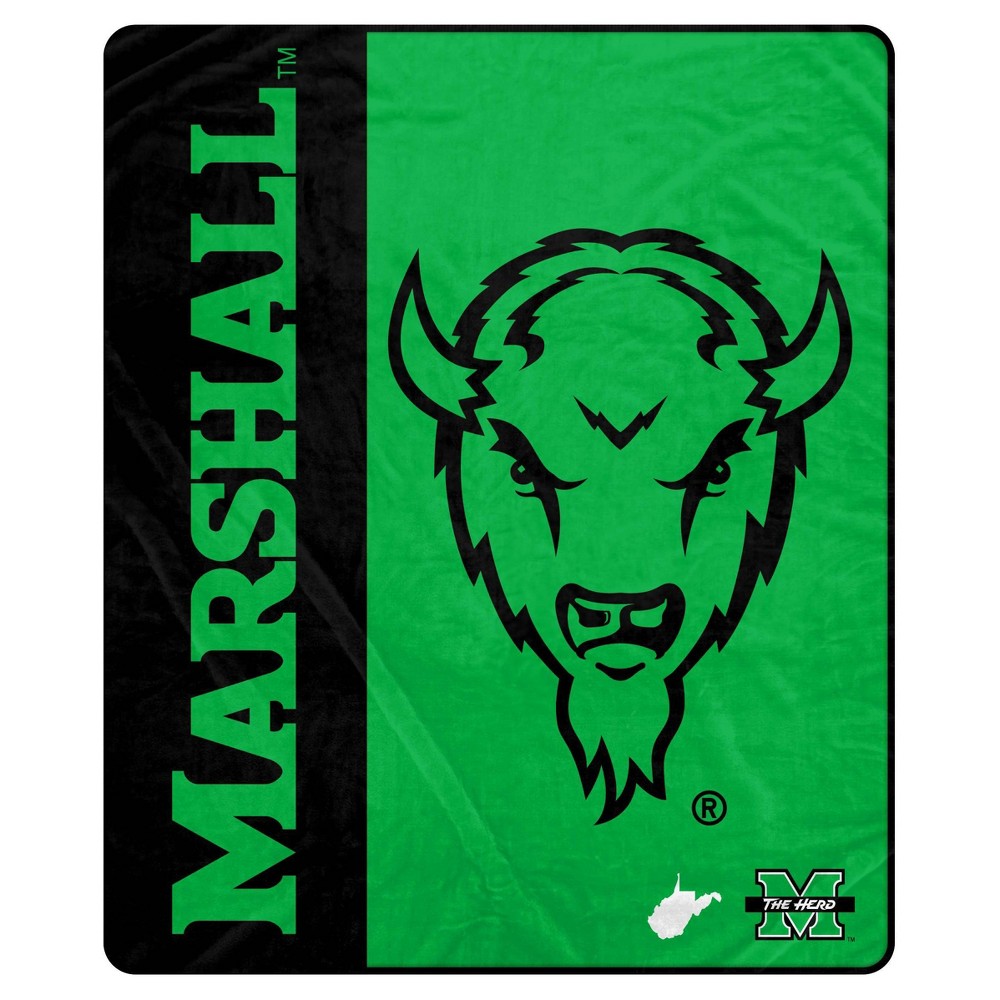 NCAA Marshall Thundering Herd Ultra Soft Tailgate Throw Blanket
