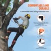 VEVOR Tree Climbing Spikes Set, 1 Pair Alloy Steel Climbing Spurs with Safety Rope and Safety Harness,350lbs Load Capacity Tree Climbing Gear,Orange - 4 of 4