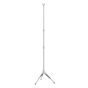 McKesson Aluminum Disposable IV Stand Floor Stand, 3-Leg Base, 1 Count - 1 of 4