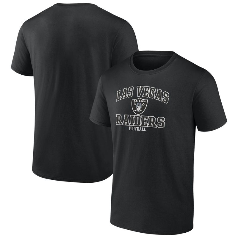 NFL Las Vegas Raiders Men&#39;s Greatness Short Sleeve Core T-Shirt, 1 of 4