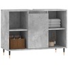 CLIHOME 31.5x13.0x23.6 in. Bathroom Sink Cabinet, Engineered Wood Storage Cabinet With Metal Legs - 2 of 4