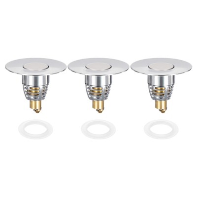 Unique Bargains Stainless Steel Anti-Backflow with Protective Cover Drain Strainer