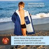 Catalonia Swim Parka for Kids Teens, Lightweight Waterproof Windproof Swim Jacket, Fleece-Lined Warm Changing Coat for Swim Lessons, Beach - 4 of 4