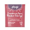 Yogi Tea Cranberry Spice Positive Energy - Organic Puerh Tea - Supports Focus & Energy - Caffeinated - 16 Tea Bags Per Pack (4 Packs) - 4 of 4