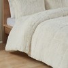 SEVOBAL Bedding Sets, Twin XL Shaggy Long Fur Comforter Mini Set for Modern Cozy Bedrooms, White, 18.11"*9.45"*8.66" - 3 of 4
