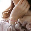 EVERLY JEWELRY | Sterling Silver 5 1/10 CT TGW Created Ruby Bracelet With Chain, 7.25-inch - 3 of 4