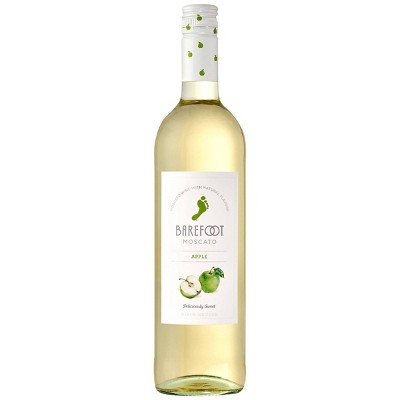 Barefoot Cellars Fruitscato Apple Moscato Sweet Wine - 750ml Bottle