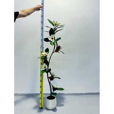 S-shaped Artificial Magnolia Flower Tree - 5FT : Target