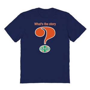 Oasis Men's Question Mark Orange Short Sleeve Graphic Cotton T-Shirt - 1 of 1
