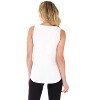 Rekucci Women’s Ultra Soft Sleeveless Tank with Chic Front Zipper – Stylish, Comfortable Top for Work, Travel, or Casual Wear - 3 of 4