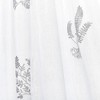 Set of 2 New York Mabel Sheer Rod Pocket Curtain Panels - Nicole Miller - 2 of 4