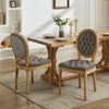 FONTOI 2 PCS French Style Accent Chair with Nailhead Trim - 2 of 4