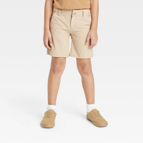 Boys' Quick Dry Flat Front 'at The Knee' Chino Shorts - Cat & Jack